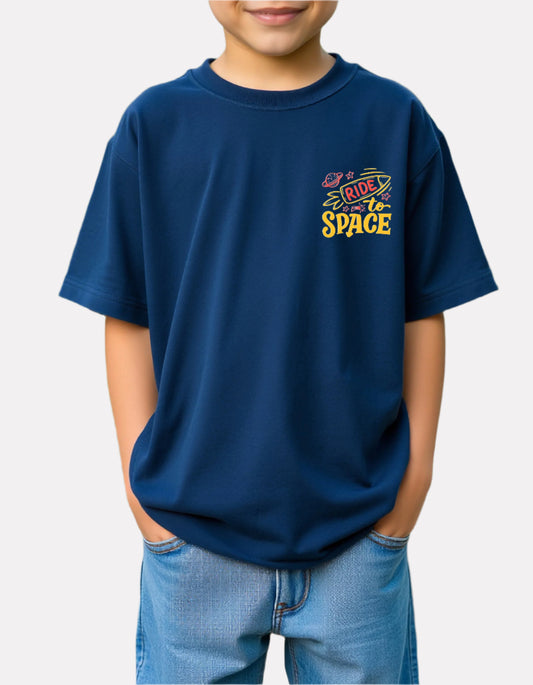 Boys Printed Oversized Cotton T-Shirt