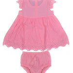 Girls Baby Pink Frock Dress
