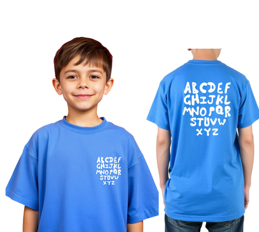Boys Printed Extended Sleeves Oversized T-shirt