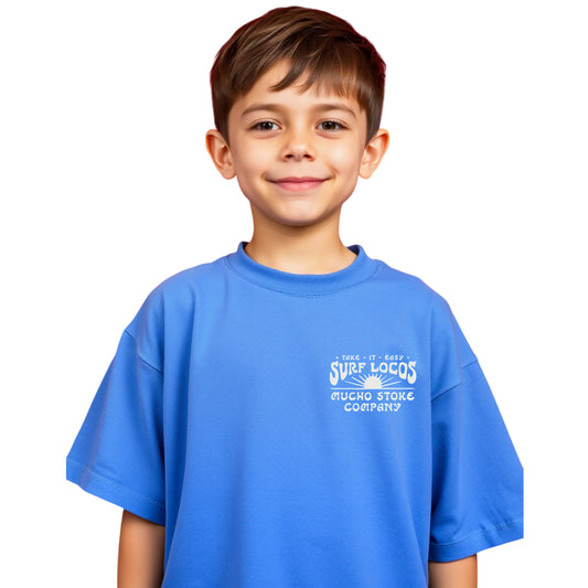 Boys Printed Extended Sleeves Oversized T-shirt