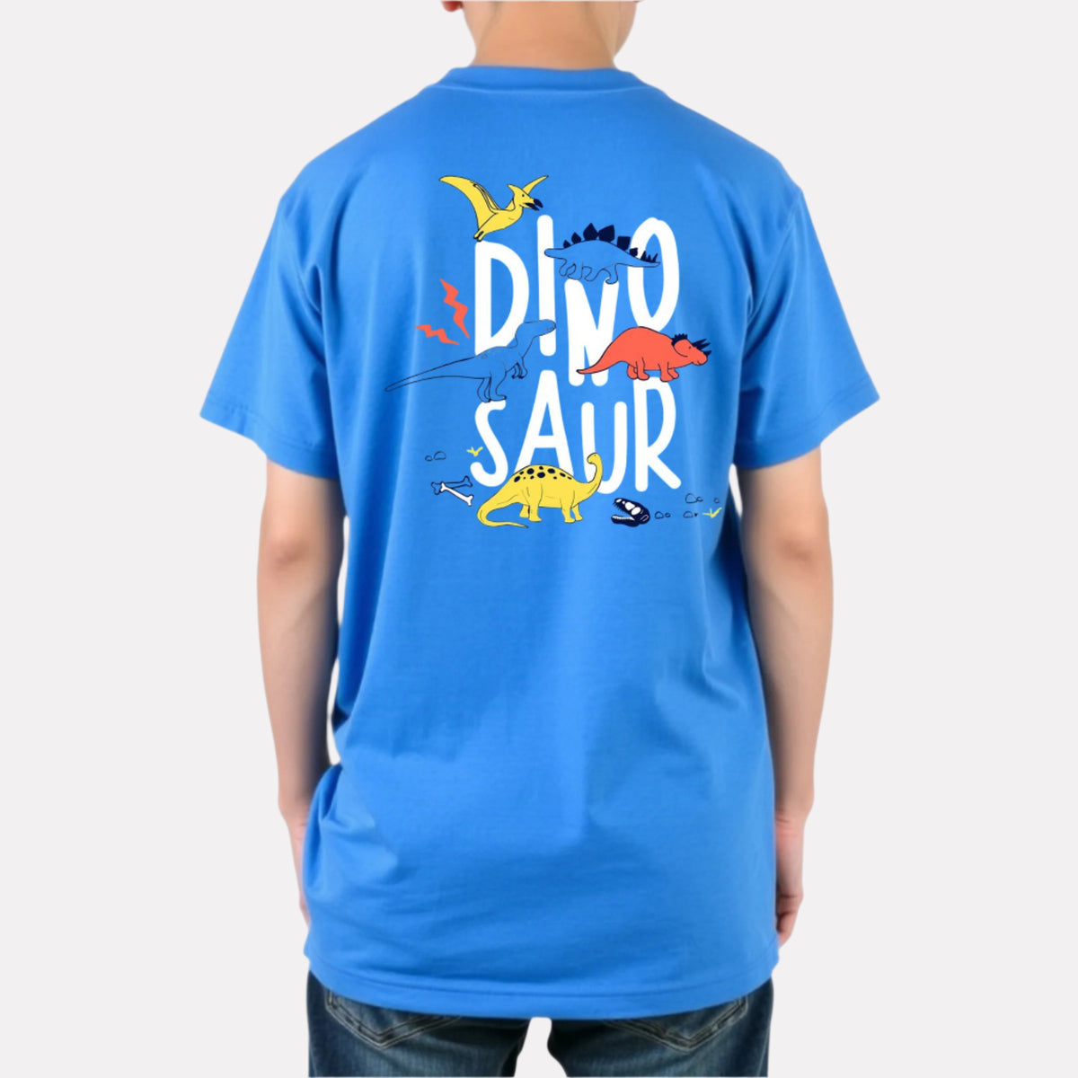 Boys Printed Extended Sleeves Oversized T-shirt