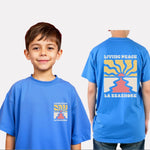 Boys Printed Extended Sleeves Oversized T-shirt
