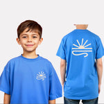 Boys Printed Extended Sleeves Oversized T-shirt
