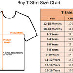 Black Cotton Printed Full Sleeve T-Shirt for Boys