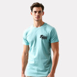 Men's 3-Pack Printed Round Neck Cotton T-Shirts