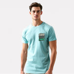 Men's 3-Pack Printed Round Neck Cotton T-Shirts