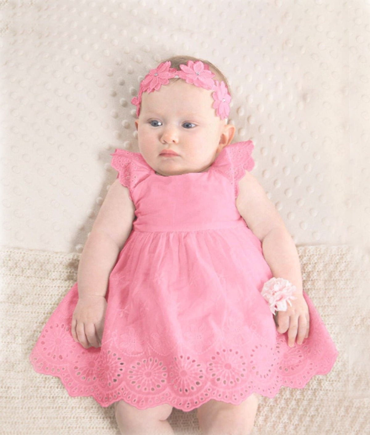 Pink blush color Frock