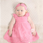 Pink blush color Frock