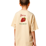 Girls Printed Extended Sleeves Oversized T-shirt
