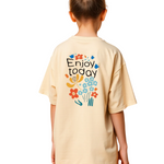 Girls Printed Extended Sleeves Oversized T-shirt