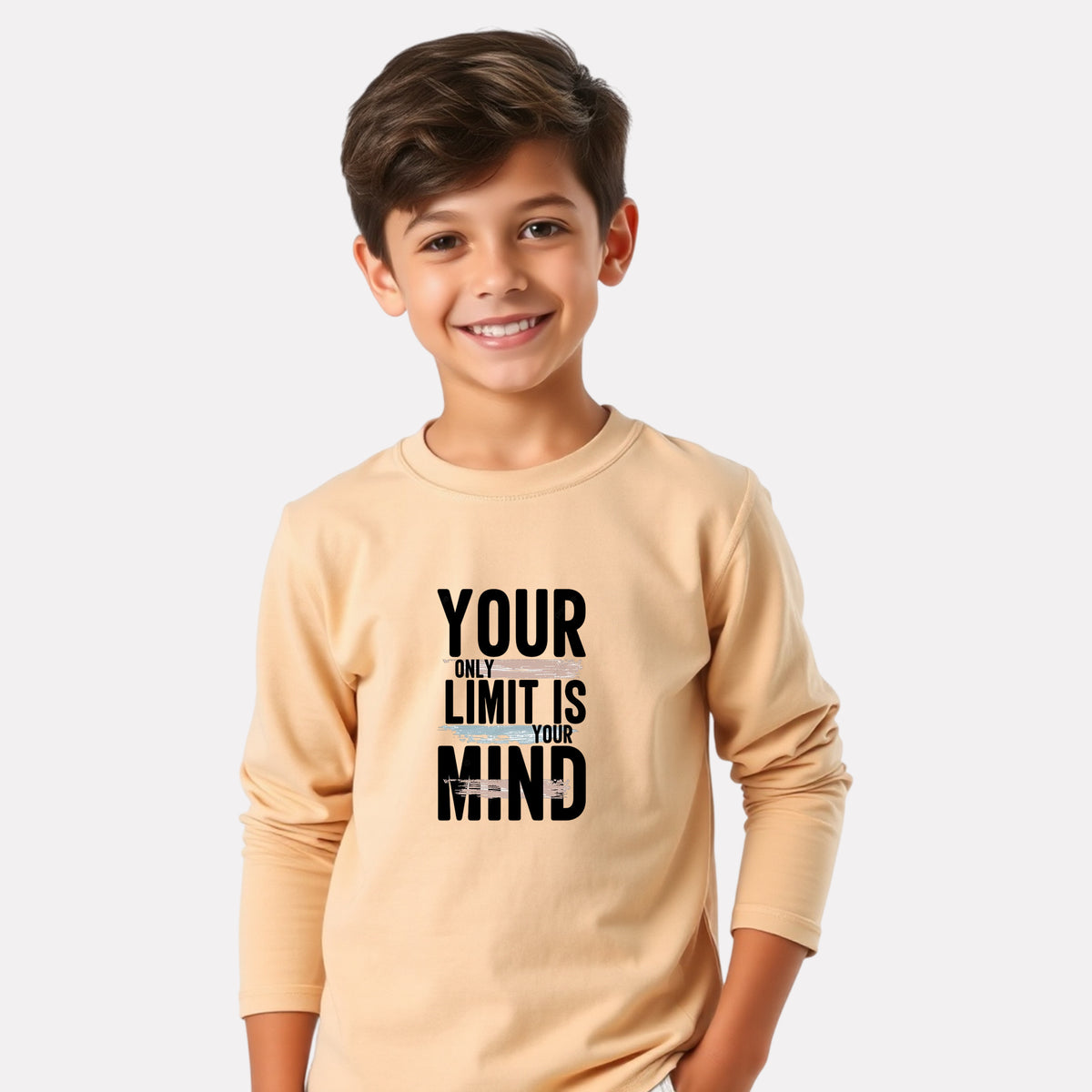 Casual Cotton Full Sleeve Printed T-Shirt for Boys