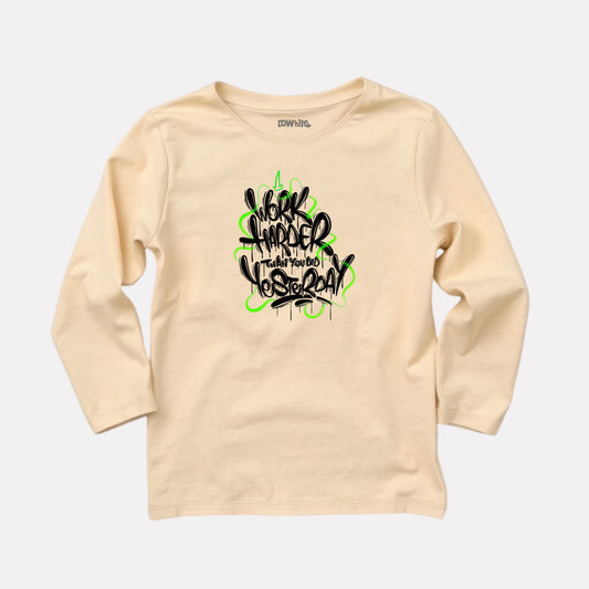 Casual Cotton Full Sleeve Printed T-Shirt for Boys