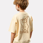 Boys Printed Extended Sleeves Oversized T-shirt