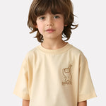 Boys Printed Extended Sleeves Oversized T-shirt