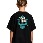 Girls Printed Extended Sleeves Oversized T-Shirt
