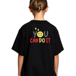 Girls Printed Extended Sleeves Oversized T-Shirt