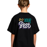 Girls Printed Extended Sleeves Oversized T-Shirt