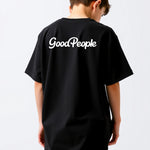 Boys Printed Oversized Cotton T-Shirt (Black)
