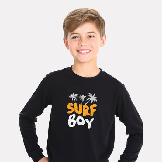 Trendy Full Sleeve Round Neck Printed T-Shirt