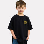 Boys Printed Extended Sleeves Oversized T-shirt