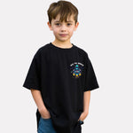 Boys Printed Extended Sleeves Oversized T-shirt
