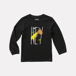 Soft & Cozy Full Sleeve Black Cotton T-Shirt