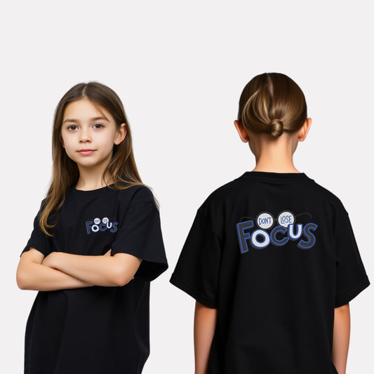 Girls Printed Extended Sleeves Oversized T-Shirt