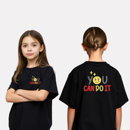 Girls Printed Extended Sleeves Oversized T-Shirt