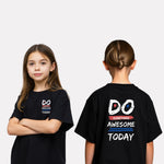 Girls Printed Extended Sleeves Oversized T-Shirt