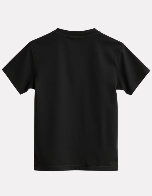 Junior Girls Printed T-Shirt Black Color