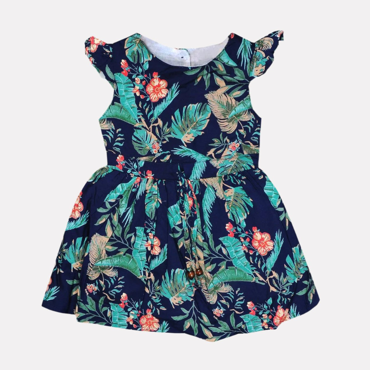 Girls Midi/Knee Length Casual Dress  (Multicolor)