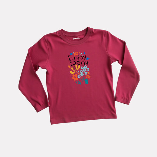 Boy Stylish Cotton Printed Full Sleeve T-Shirt
