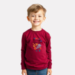 Boy Stylish Cotton Printed Full Sleeve T-Shirt
