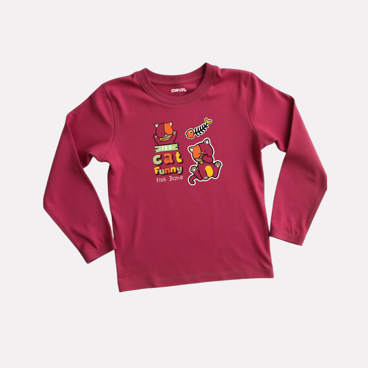 Boy Stylish Cotton Printed Full Sleeve T-Shirt