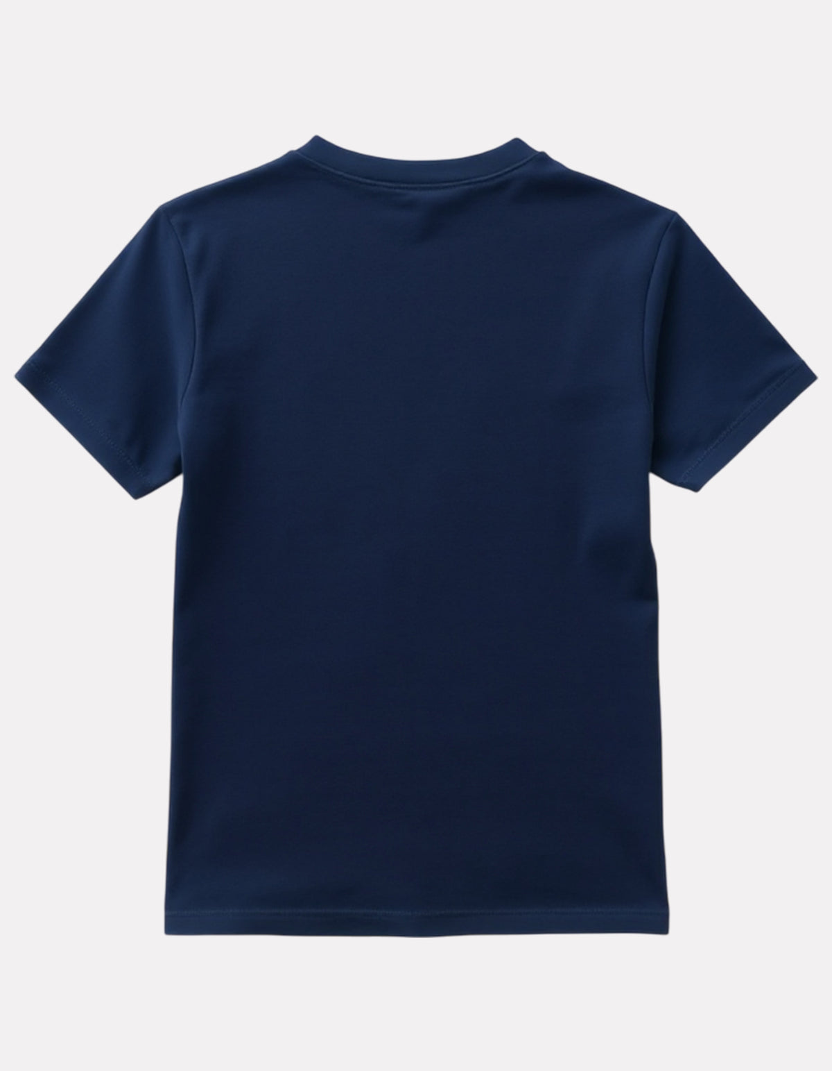 Junior Girl Plain Navy Blue Casual Cotton T-Shirt