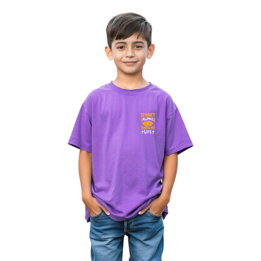 Oversized T-Shirt – Lavender Boys’ Edition