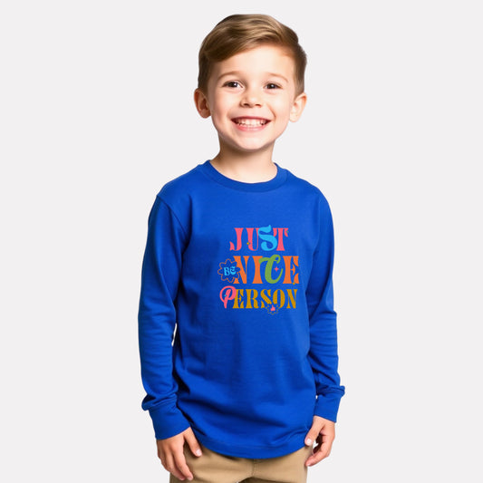 Boy Stylish Cotton Printed Full Sleeve T-Shirt