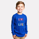 Boy Stylish Cotton Printed Full Sleeve T-Shirt
