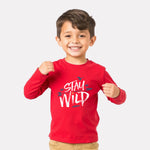Boy Stylish Cotton Printed Full Sleeve T-Shirt