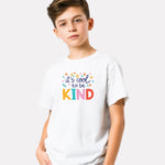 Junior Boy Printed White Casual Cotton T-Shirt