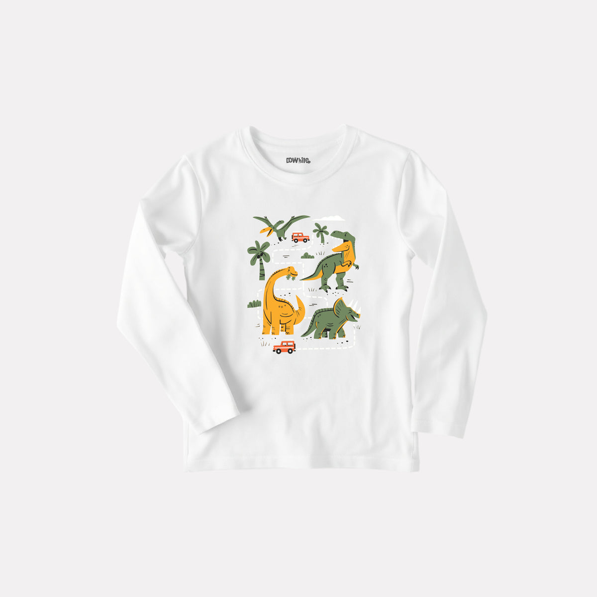 Boy Stylish Cotton Printed Full Sleeve T-Shirt