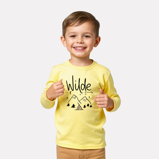 Boy Stylish Cotton Printed Full Sleeve T-Shirt