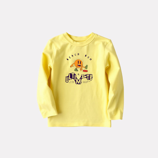 Boy Stylish Cotton Printed Full Sleeve T-Shirt
