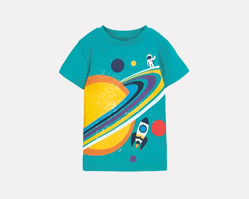 Boys Printed Cotton T-Shirt