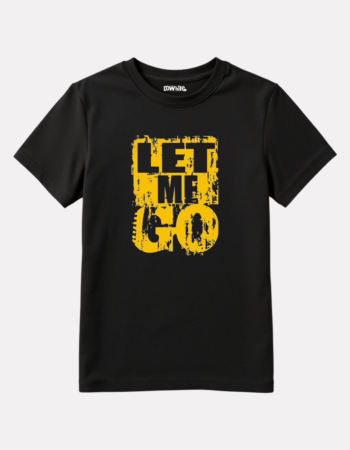 Junior Boys Black Cotton Stylish Printed T-Shirt