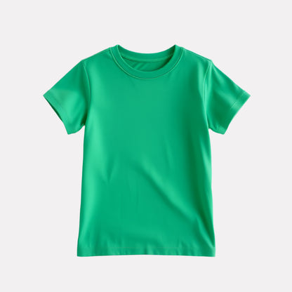 Boys 2 Pack Combo Cotton T-Shirt (Green and Navy Blue)