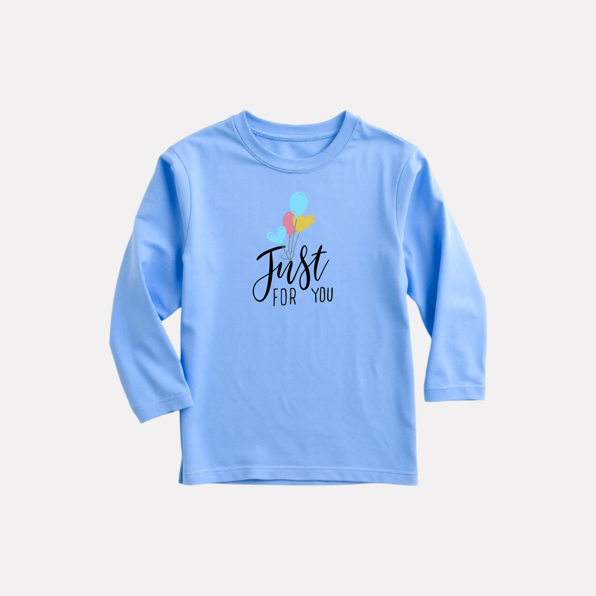 Comfy Round Neck Full Sleeve T-Shirt for Girls