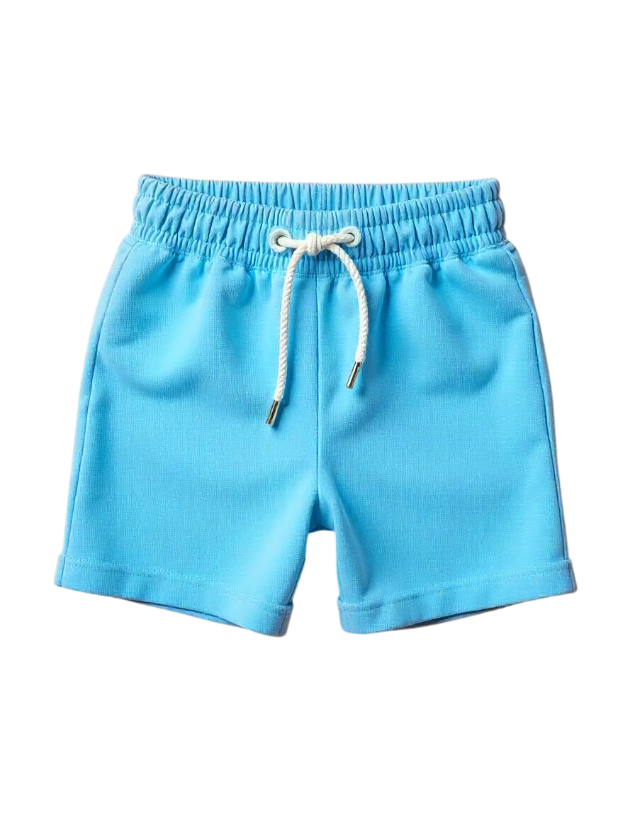 Girls Pack Of 2 Plain Pure Cotton Shorts