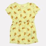 Yellow Color Printed girls dress