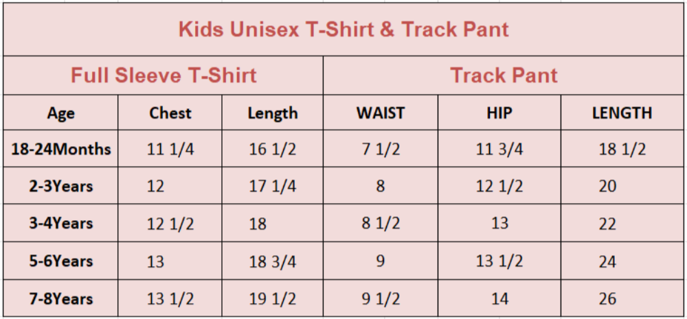 Kids Full Sleeve T-Shirt & Track Pant Set